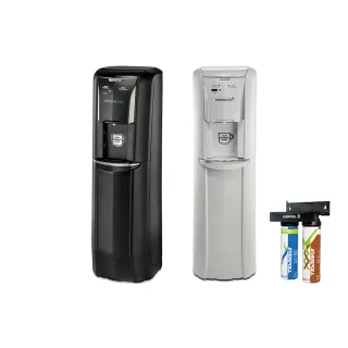 【EVERPOLL】TLS-UV智能感應冰熱飲水機+經典複合淨水器-黑武士(TLS-UV-B / TLS-UV-W+DCP-3000HA)