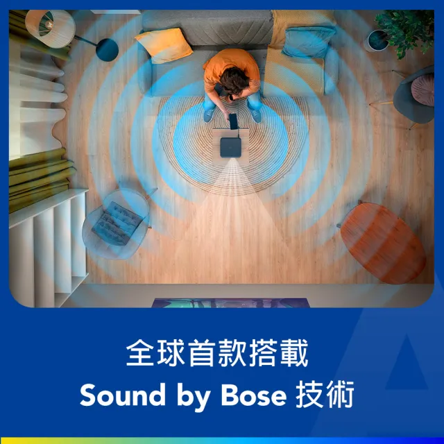 【EPSON】4K 迷你智慧投影機全球首款Bose喇叭 EF-62N(爵士藍)