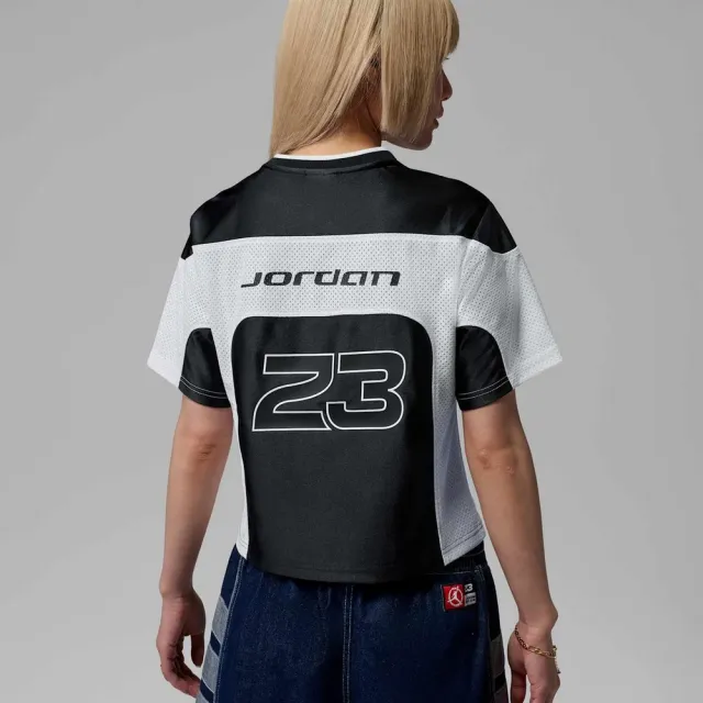 【NIKE 耐吉】短袖上衣 女 AS W J FLT SS JRSY 運動 休閒 黑色 (IF1158010)