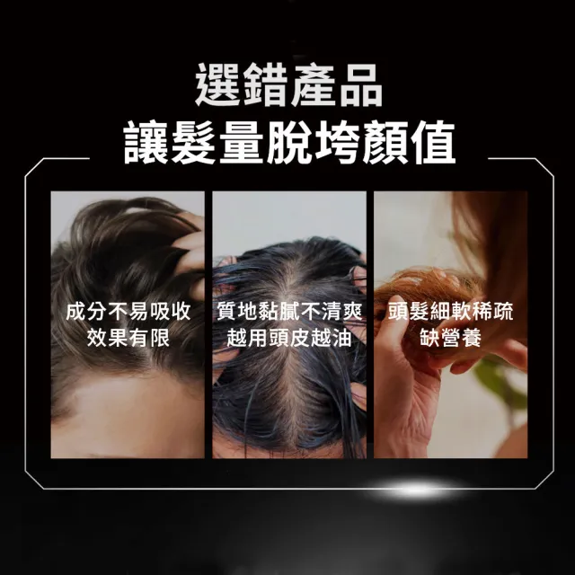 【Relove】黑泌肽12%養髮組 洗噴膠囊3件組(洗髮精+12%養髮液+絲密膠囊60顆)頭皮水 頭皮護理 頭皮精華