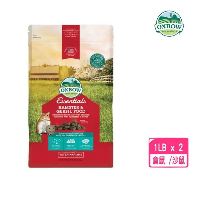 【OXBOW】活力倉鼠主食 454g/1lbs*2包組(倉鼠飼料)