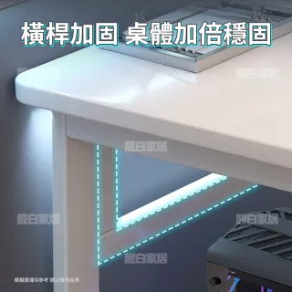 【靚白家居】美式風格書桌 100公分 電腦桌 電競桌 工作桌 居家辦公 化妝台 邊桌 餐桌