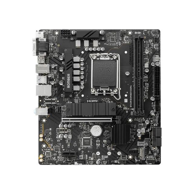 【MSI 微星】B760M BOMBER WIFI D4+ i5 12400F 套餐(MS001)