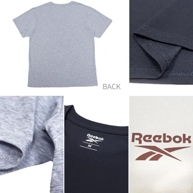 【Porabella】REEBOK男百搭棉質短袖 男上衣 涼感上衣 素T 內搭上衣
