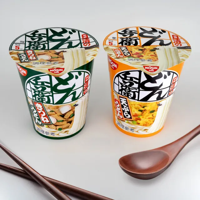 【NISSIN 日清】咚兵衛日式油豆腐烏龍麵 三入組杯麵(82g/杯 日清泡麵)