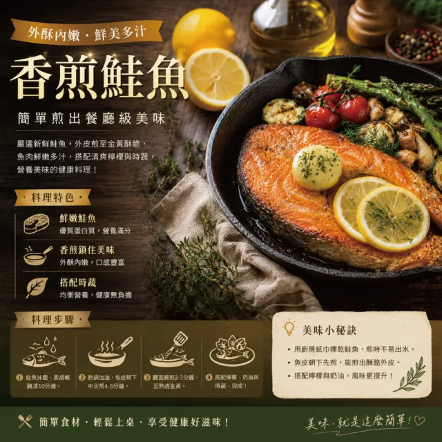 【小川漁屋】智利鮭魚大厚切7片(450g±10%/片)