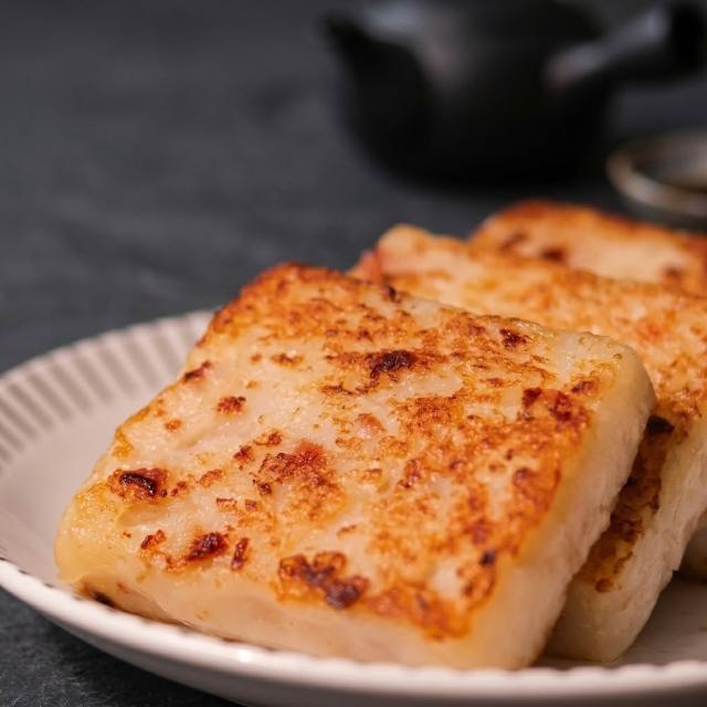 【日日鮮】古早味台式蘿蔔糕*1包組 (10片/1000g±10%) 外酥內嫩 軟糯綿密 入口即化 真材實料