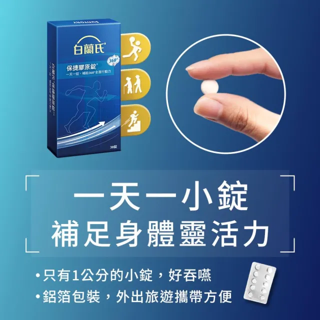 【白蘭氏】官方直營 保捷膠原錠 30錠x3盒(共90錠 UC2 第二型膠原蛋白 吳凱文醫師推薦)