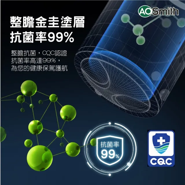 【A.O.Smith】美國百年品牌 GCR-50N 瓦斯熱水鍋爐 50加侖 190L(GCR-50N 僅適用天然氣)