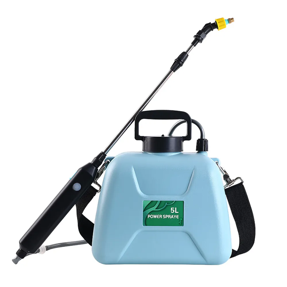 克萊仕】電動噴霧器5L 肩負式電動噴壺大容量(手提式電動噴霧機園藝噴水