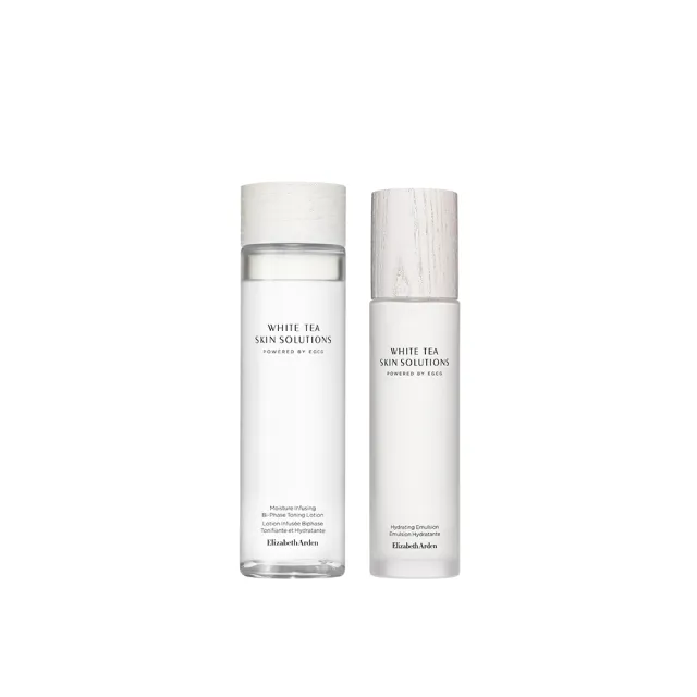 【伊麗莎白雅頓】白茶煥活保濕完美組 (白茶化妝水200ml+白茶保濕乳125ml)