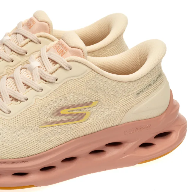 【SKECHERS】女鞋 慢跑系列 慢跑鞋 瞬穿舒適科技 GO RUN MAX CUSHIONING GLIDE-STEP(129403NAT)