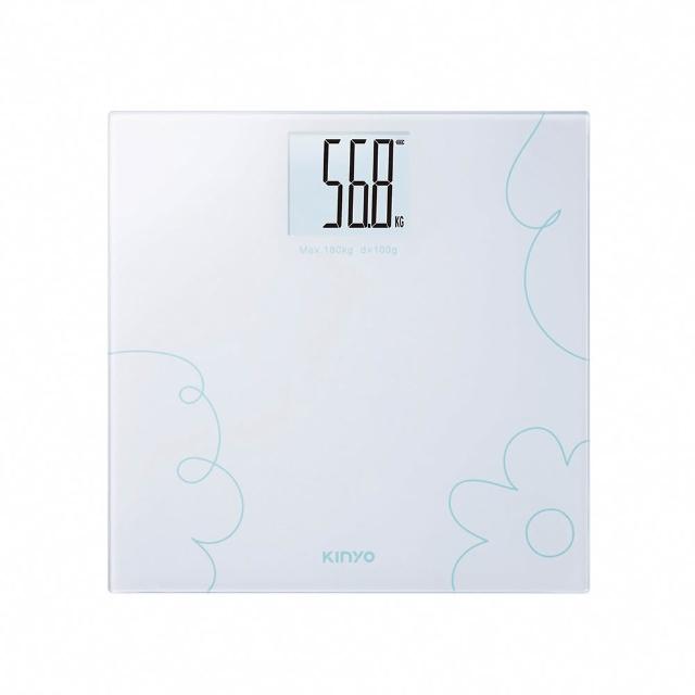 【KINYO】輕描淡寫大螢幕背光體重計 (DS-6569)