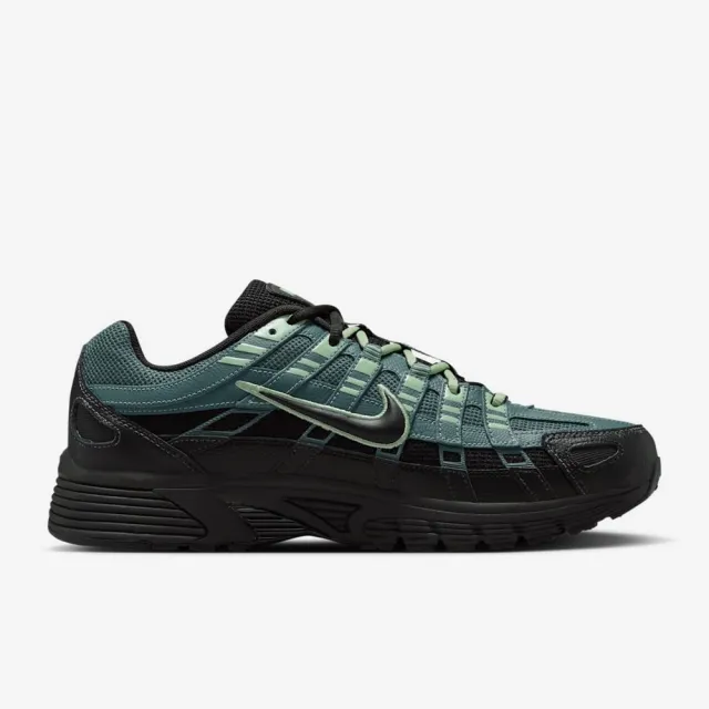 【NIKE 耐吉】運動鞋 休閒鞋 男鞋 NIKE P-6000 PRM 緩震 抓地力 復古 綠黑 (IH8042001)