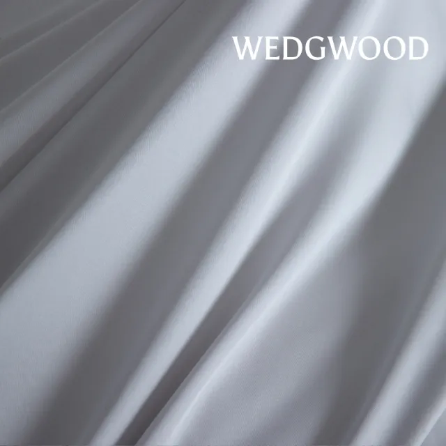 【WEDGWOOD】天絲兩用被床包枕套四件組 加大｜簡意素色(60支300織)