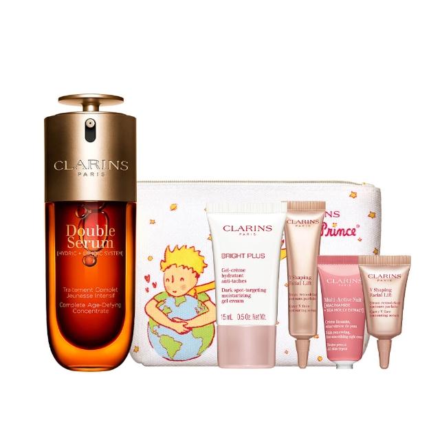 【CLARINS 克蘭詩】全新 黃金雙萃精華50ml(經典 清爽版任選/母親節送禮/抗老/精華)