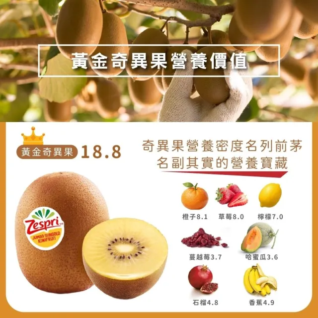 【探果籽】優選品牌★Zespri紐西蘭 黃金奇異果50-60顆大滿足家庭號6kg/箱(季節大滿足禮盒)