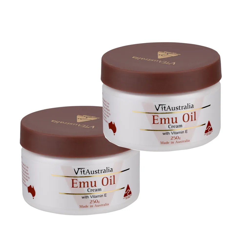 【Natures Care】VitAustralia 鴯苗鳥油滋潤霜含維他命E(２入組 250g/罐)
