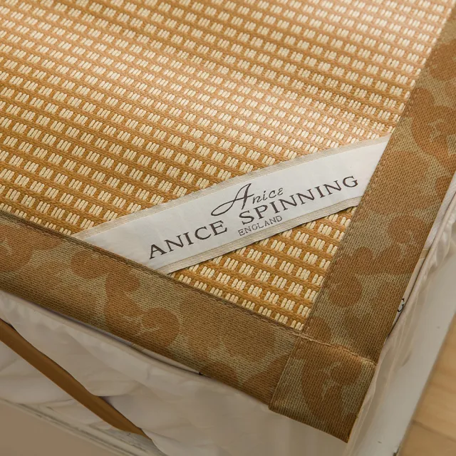 【A-nice】日本精品 3D透氣加厚 高密度 加厚編織 頂級軟藤涼蓆(雙人特大/7呎 / TWO)