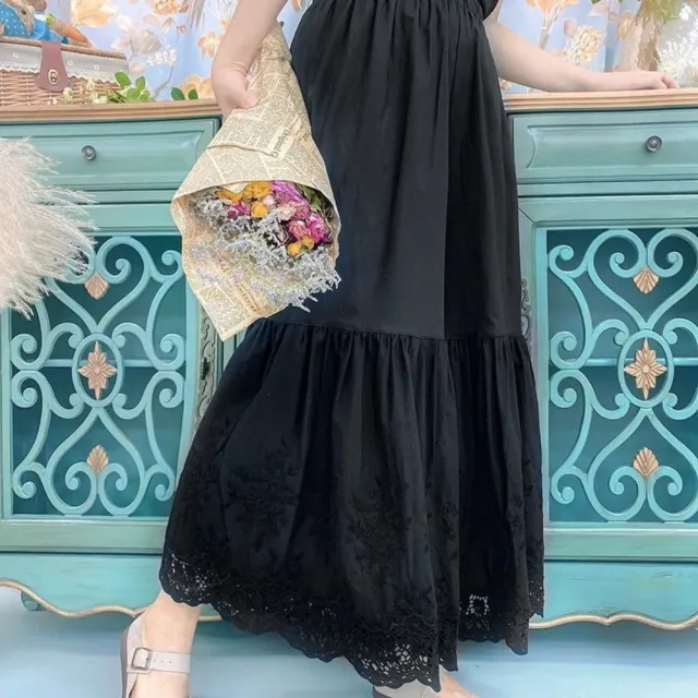 【巴黎精品】休閒褲日系長褲(薄款清新寬鬆喇叭女褲子3色n1ja4)