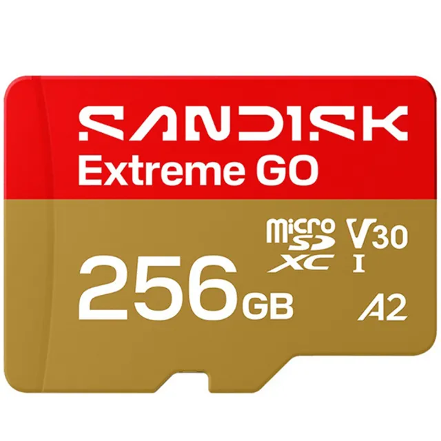 【SanDisk 晟碟】256GB microSDXC Extreme GO 240MB/s 4K V30 SDSQXGN-256G 手機 記憶卡