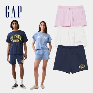 【GAP】男女裝 寬鬆法式毛圈布運動短褲-多款任選(900970&894566)