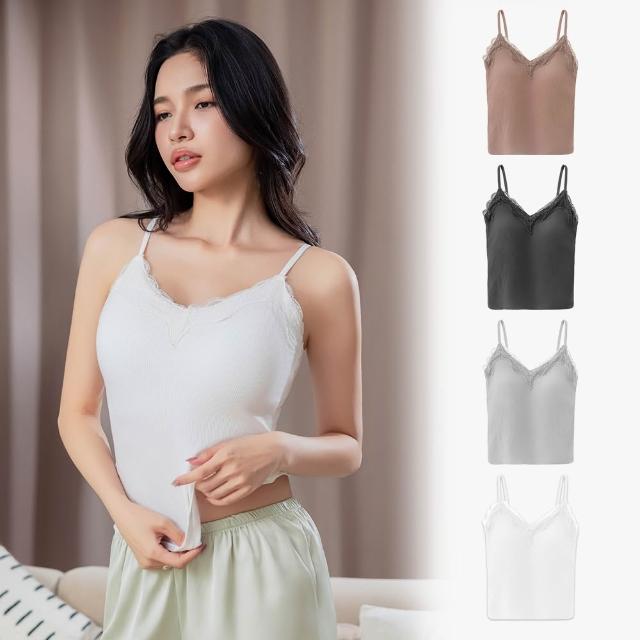 【myBRA】微風日常｜修身顯瘦蕾絲BRATOP（共四色）