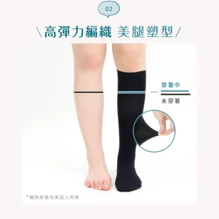 【VOLA 維菈】200D高壓 機能中統襪 壓力襪 機能襪 美腿襪(MIT台灣製 預防靜脈曲張)