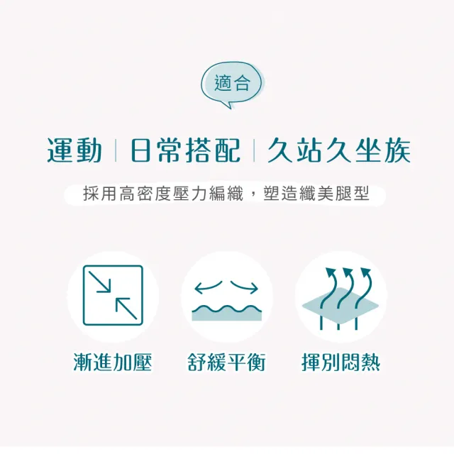 【VOLA 維菈】200D高壓 機能中統襪 壓力襪 機能襪 美腿襪(MIT台灣製 預防靜脈曲張)
