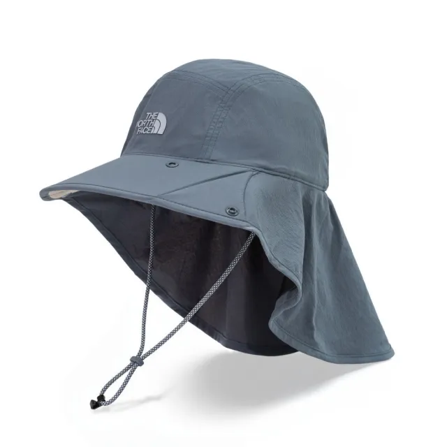 【The North Face】TNF 休閒 多功可折疊漁夫帽 CLASS V CONVERTIBLE SUNSHIELD 男 女 藍 (NF0A8EPX0U3)