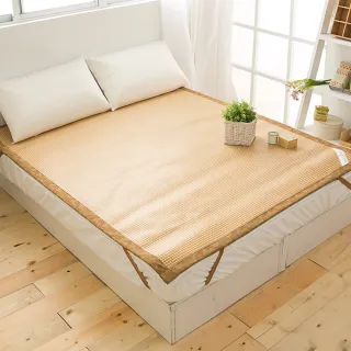 【A-nice】日本精品 3D透氣加厚 高密度 加厚編織 頂級軟藤涼蓆(雙人 5呎 / TWO)