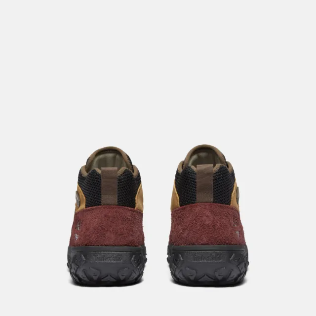 【Timberland】男款灰黑色Motion 6中筒健行鞋(A6CW1A6M)