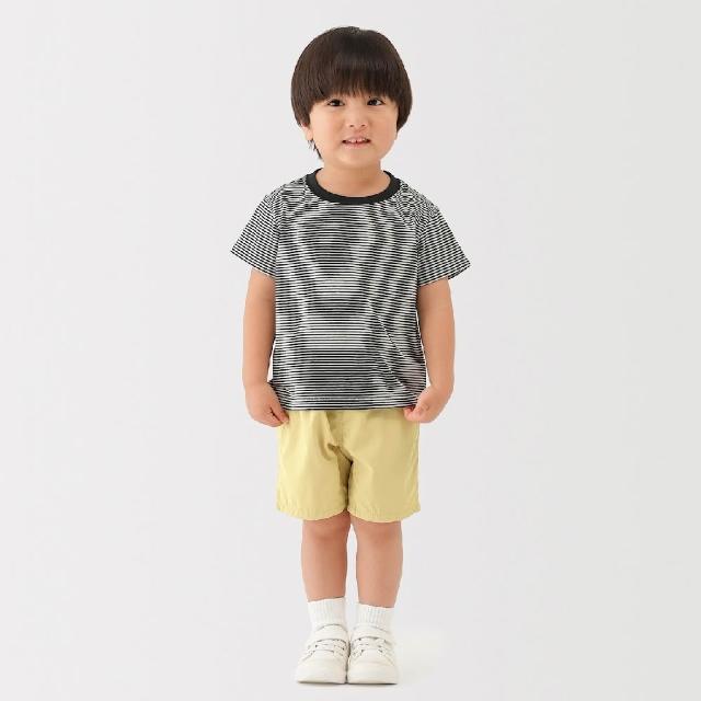 【MUJI 無印良品】幼兒速乾五分褲(灰白/黑色/米色/煙燻粉/煙燻橘/煙燻黃/藍色)