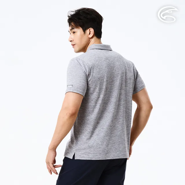【ADISI】男輕量散熱超透氣抑菌消臭POLO衫 AL2611015 麻灰 M-3XL｜吸濕排汗 快乾 防臭 輕量 排汗衣
