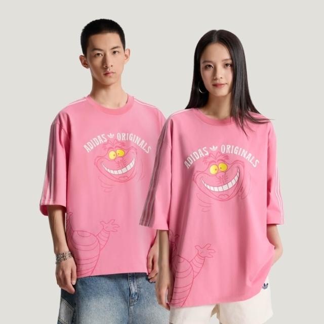 【adidas 愛迪達】U Tee Ss 男女 T恤 運動上衣 休閒短袖 粉紅 亞版 純棉(KY6270)