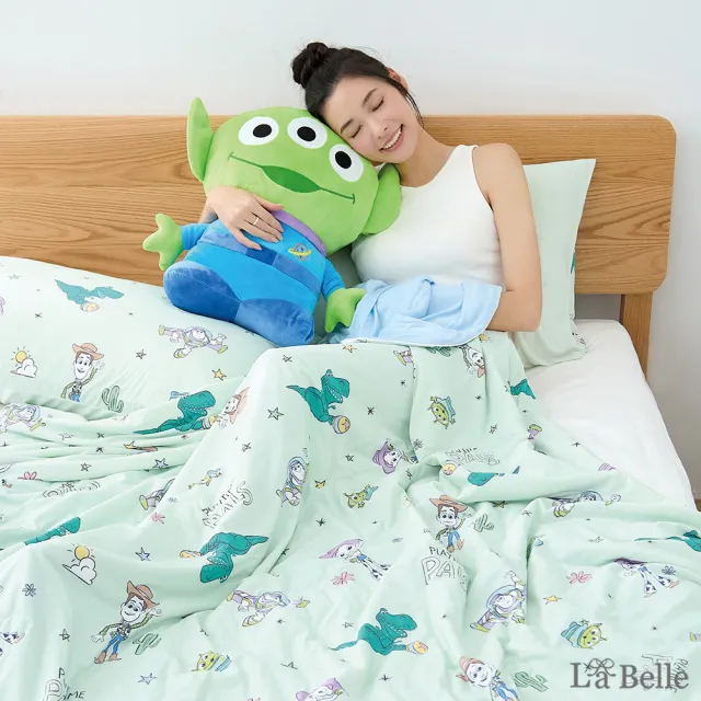 【Great Living 格蕾寢飾】迪士尼正版授權 ICECOOL 眠綿冰涼被枕頭組(怪獸電力公司/小熊維尼/米奇 任選)
