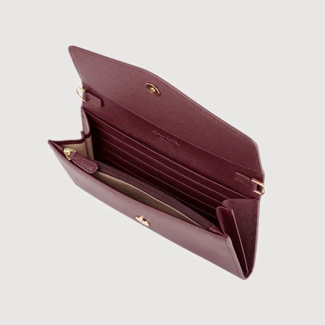 【BRAUN BUFFEL 德國小金牛】米蕾 信封包-多色任選(BF2008-720-BK/BRA/DC) 錢包送禮推薦