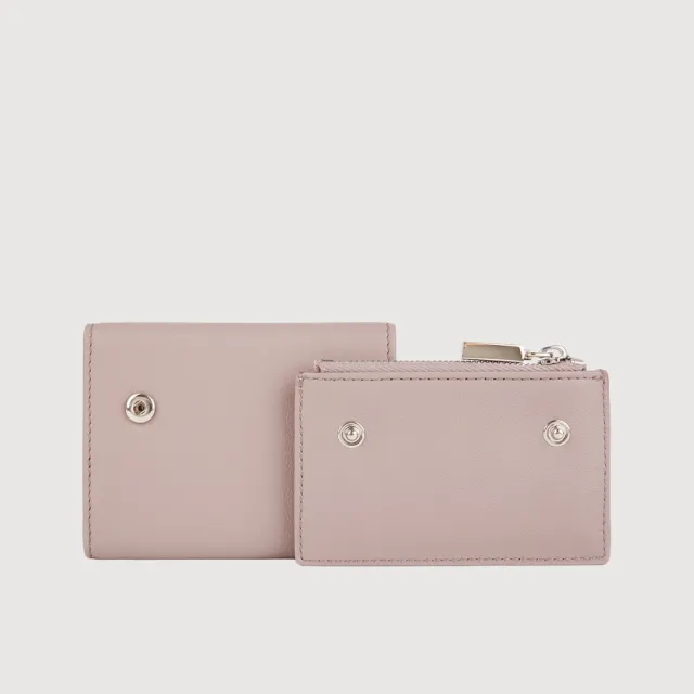 【BRAUN BUFFEL 德國小金牛】菲斯蒂-CNY 2卡三折短夾附可拆零錢袋-多色任選(BF881-416-ADR) 錢包送禮推薦