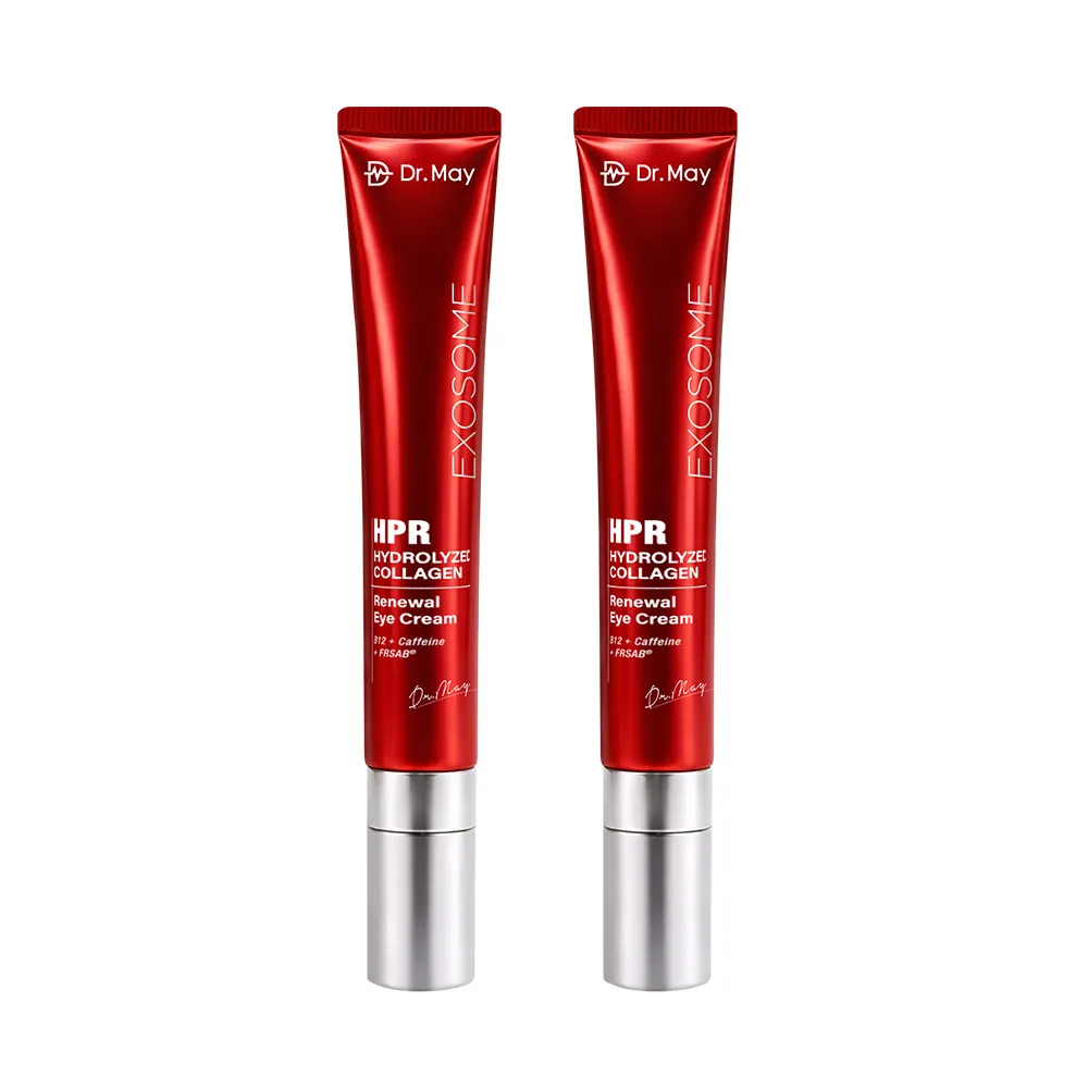 【Dr. May 美博士】B12紅膠原新生撫紋眼霜20ml兩入組(紅外泌眼霜/紅熨斗眼霜)