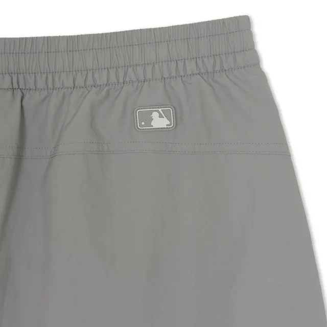 【MLB】抗UV防曬涼感防潑水休閒短褲 工裝短褲 洛杉磯道奇隊 (3ASMB1663-07GRS)