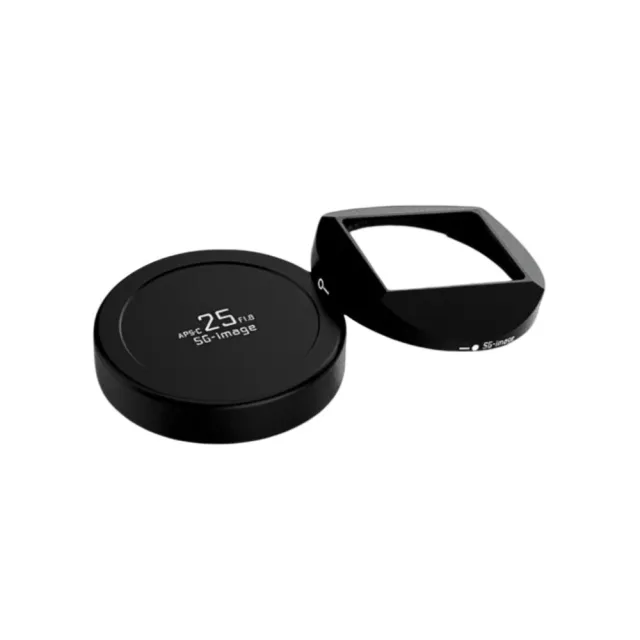 【SG-image】深光 AF 25mm F1.8 自動對焦定焦鏡頭 金屬遮光罩組 黑色