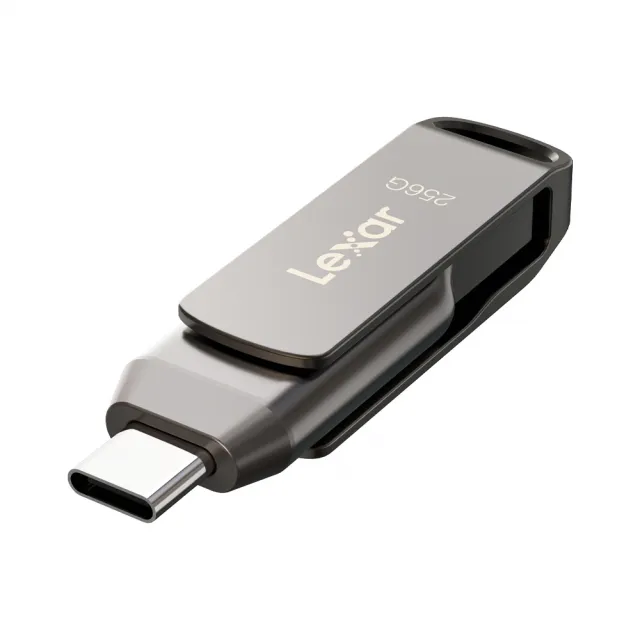 【Lexar 雷克沙】D400 256GB USB 3.2 Type-C 雙頭隨身碟
