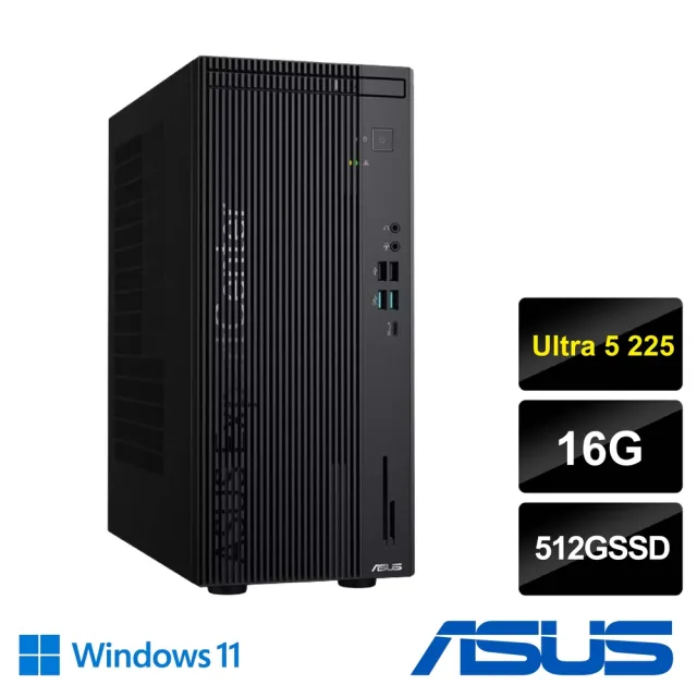【ASUS 華碩】Ultra 5 十核電腦(Ultra5 225/16G/512GSSD/H-S700MF-005225016W)