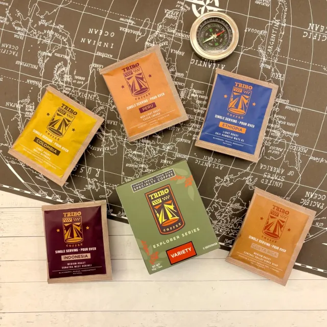 【TRIBO COFFEE】秘魯 庫斯科 印卡瓦 日曬 淺中焙濾掛式咖啡(11gX5包/盒; 精品咖啡; 冠軍烘豆師)