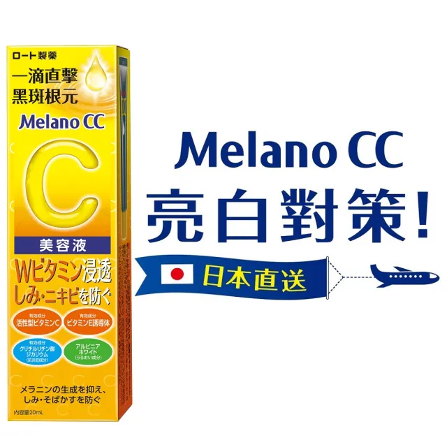 【Melano CC】官方直營 高純度維他命C亮白精華(20ml / 2入)