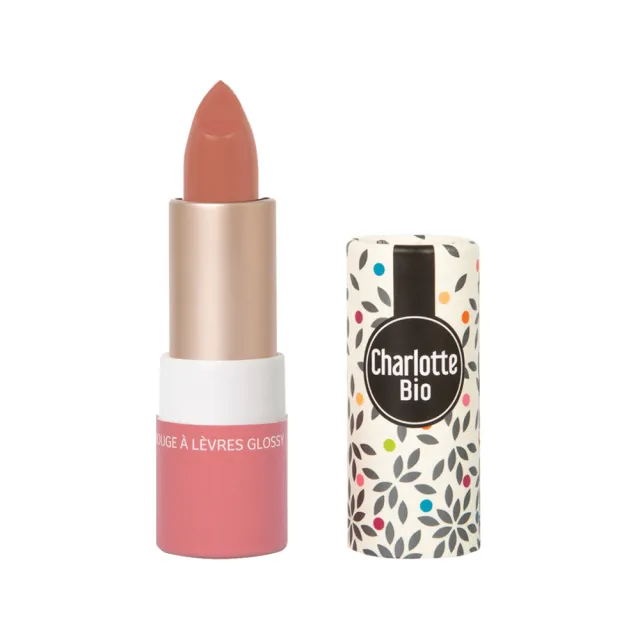 【CHARLOTTE BIO】有機亮澤唇膏 Glossy Lipstick 自然水光唇色(3.5g)