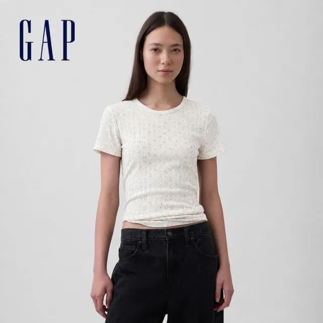 【GAP】女裝/男女款 夏季有機棉短袖T恤 多款任選(857901&570044&886619)