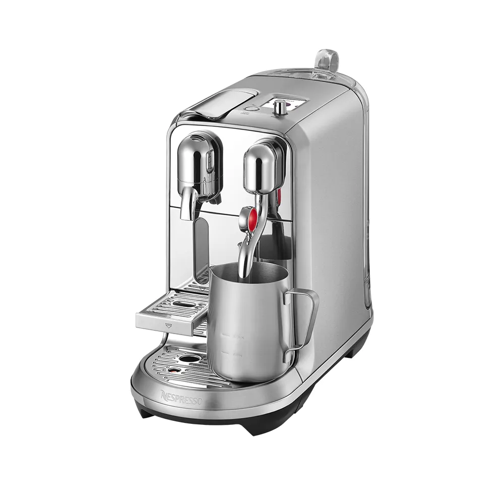 【Nespresso】膠囊咖啡機 Creatista Plus_不鏽鋼金屬色 入厝 奶泡機 全自動咖啡機(瑞士頂級咖啡品牌)