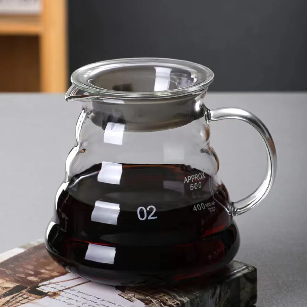 【渥思】雲朵玻璃壺-800ml(附蓋子.咖啡壺.泡茶壺.果茶壺.耐熱玻璃)