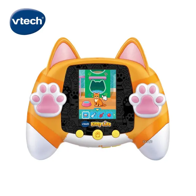 【Vtech】貓咪寵物互動遊戲機 - 橘(DD594203)